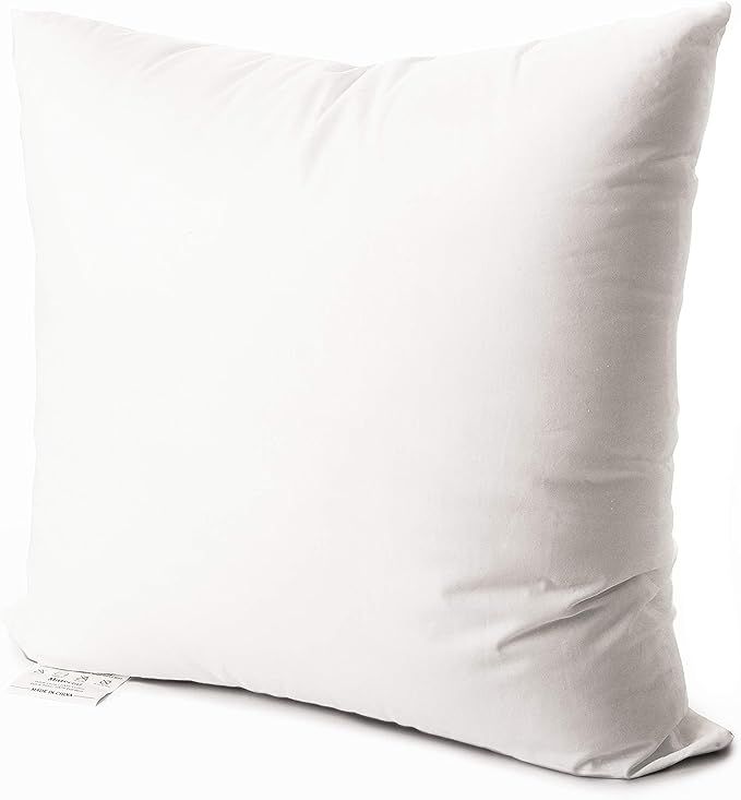 Edow Luxury Throw Pillow Insert, Soft Fluffy Down Alternative Polyester Square Form Decorative Pi... | Amazon (US)