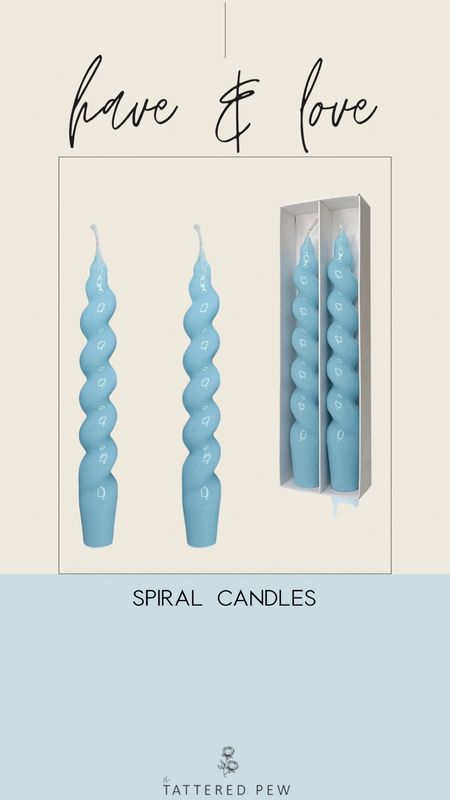 These twisted tapered candles are just too precious! They are super fun and a unique touch to my decor!

#LTKunder50 #LTKunder100 #LTKFind