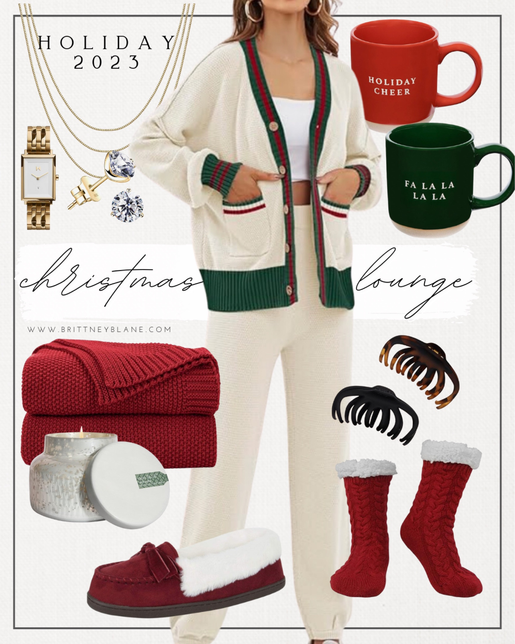 Christmas lounge set - cute festive loungewear - holiday loungewear 

#LTKSeasonal #LTKGiftGuide #LTKHolidaySale