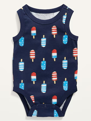 Unisex Printed Sleeveless Bodysuit for Baby | Old Navy (US)