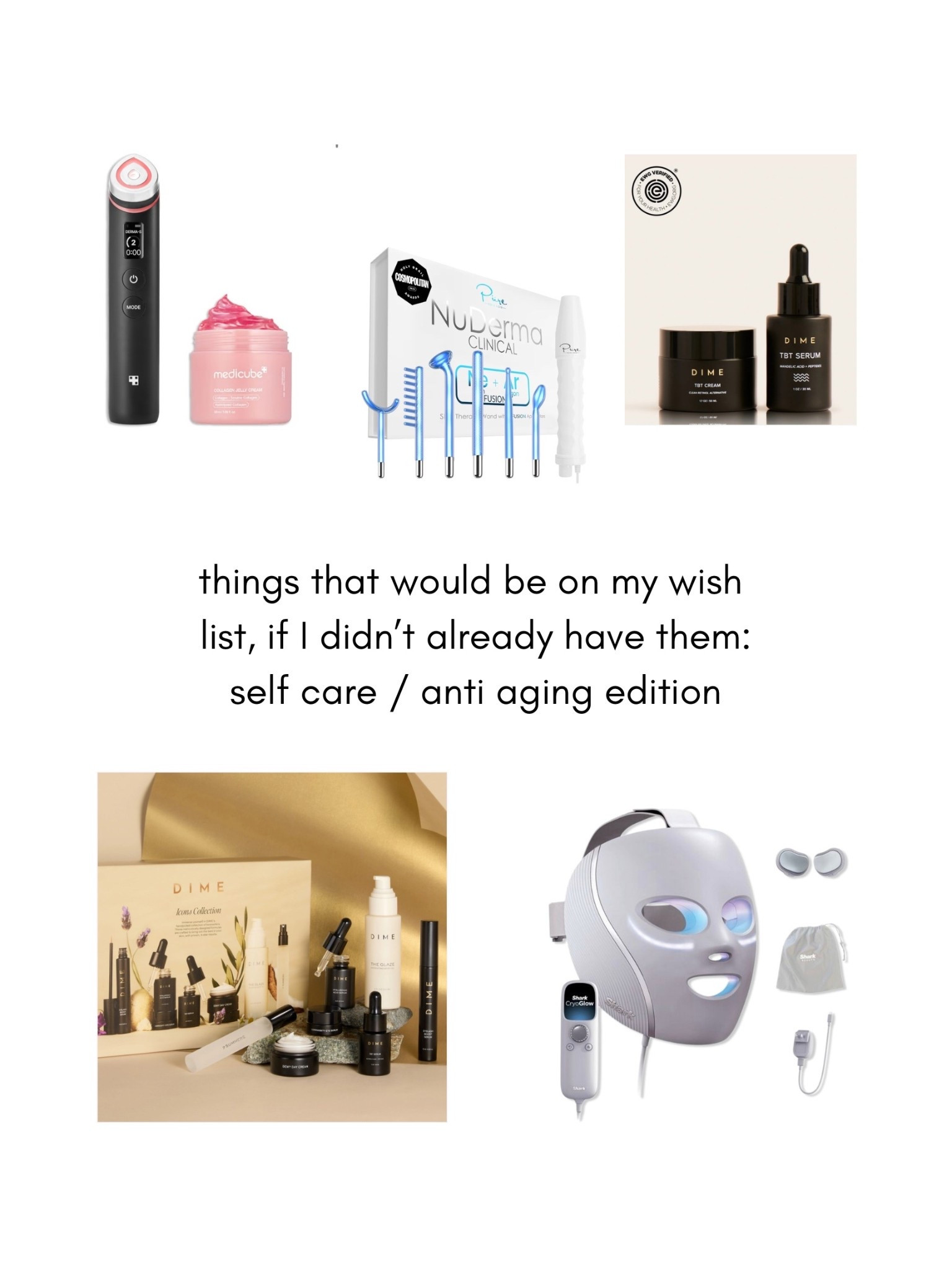 Self care things that would be on my Christmas wish list if I didn’t already own them. 

#LTKGiftGuide #LTKHoliday #LTKselfcare