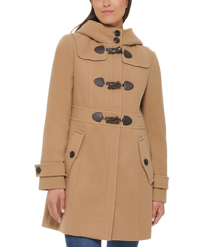 Women's Hooded Toggle Walker Coat, Created for Macy's | Macys (US)