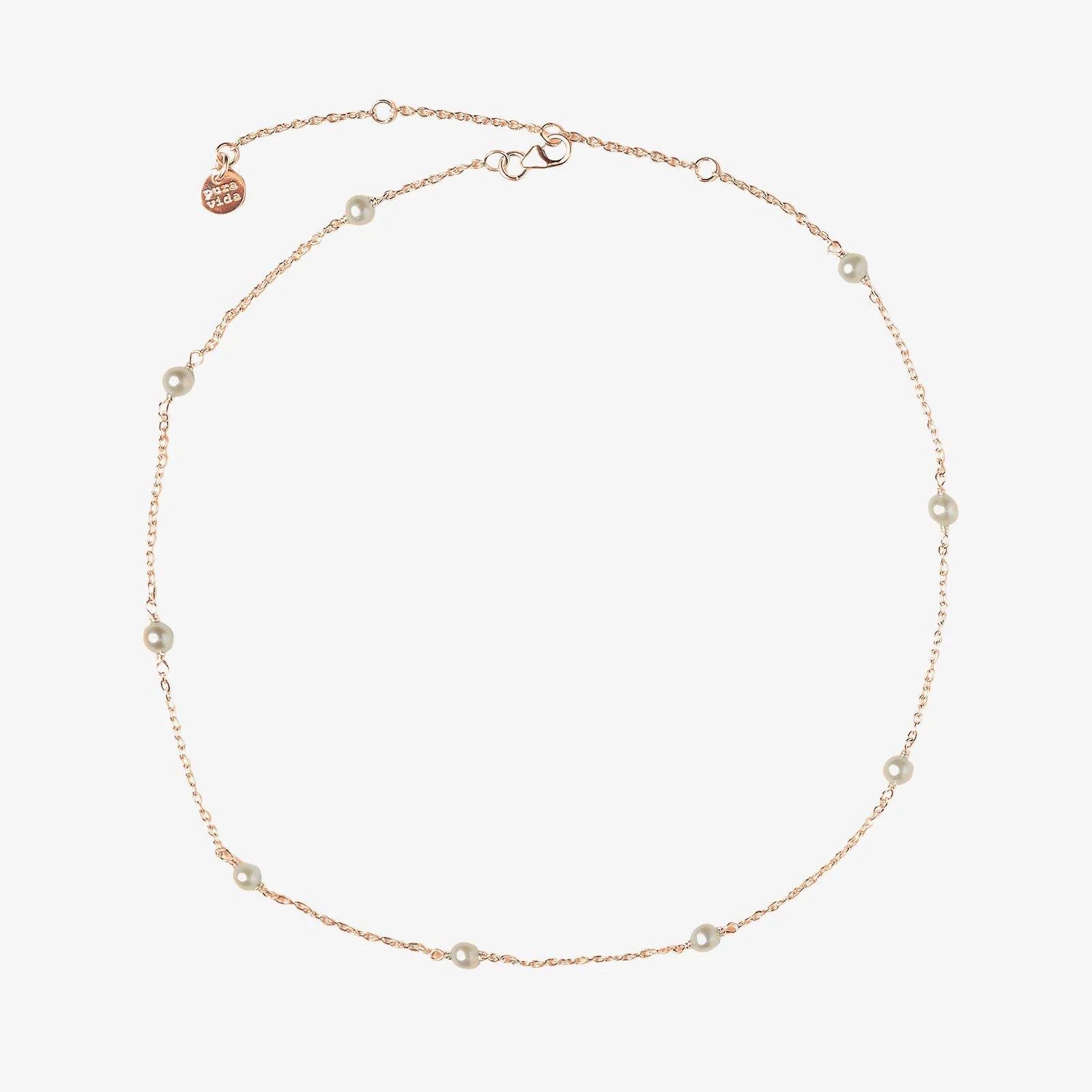 Multi Gem Pearl Choker | Pura Vida Bracelets
