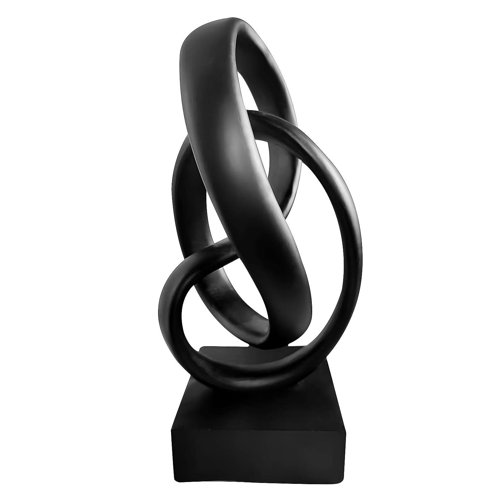 aboxoo Black Knot Decor Mobius Knot Statue, Abstract Statues, Coffee Table Decor for Living Room,... | Amazon (US)