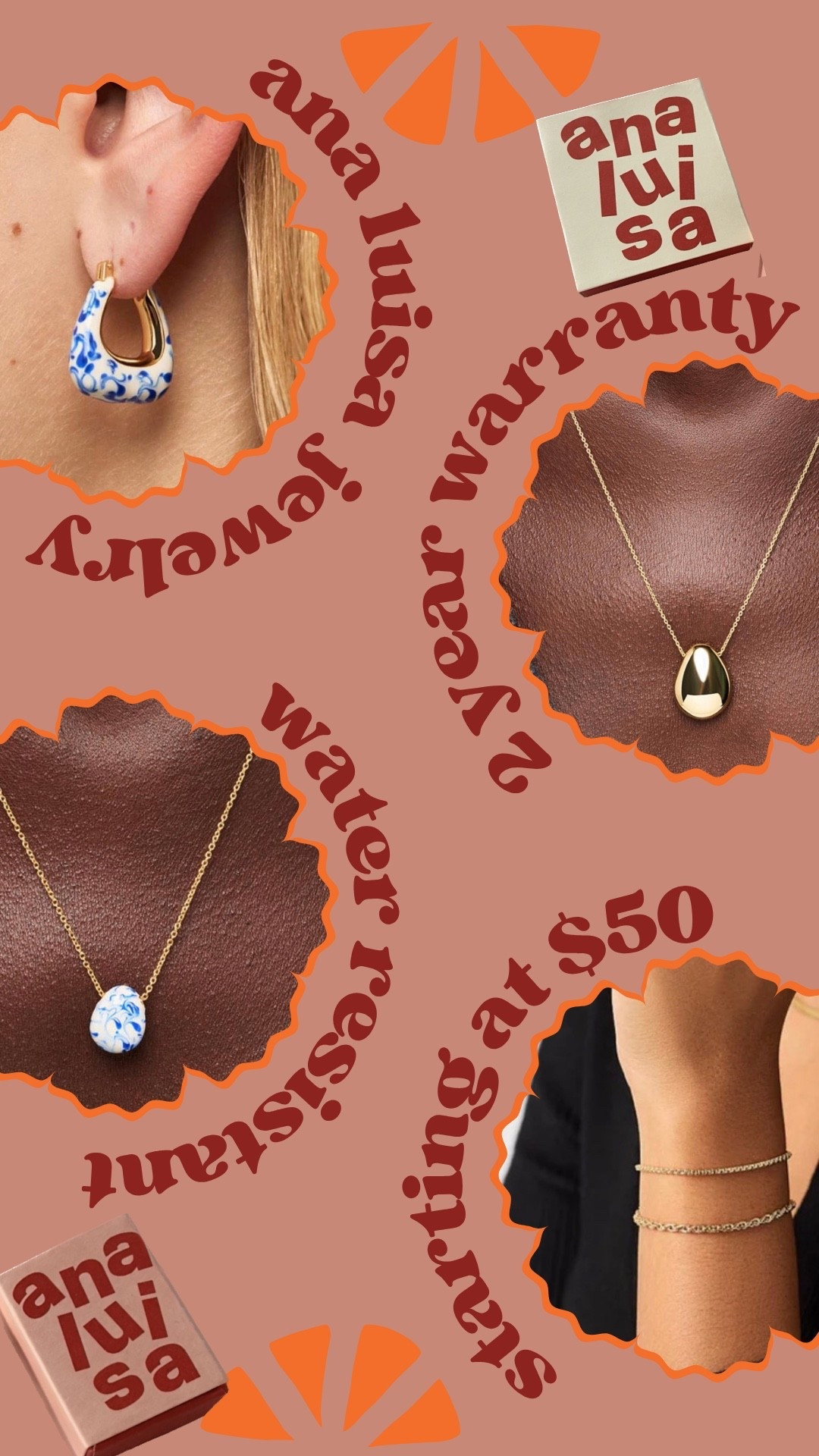 Ana Luisa Jewelry 
Mother’s Day gift idea
Jewelry for mom
Gold jewelry 
2 year warranty 
Styles starting at $50
Water resistant 
Blue marble earrings 
Pebble necklace 
Soft chain bracelet 
Bracelet stack


#LTKgrwm #LTKmomlife #LTKMothersDay