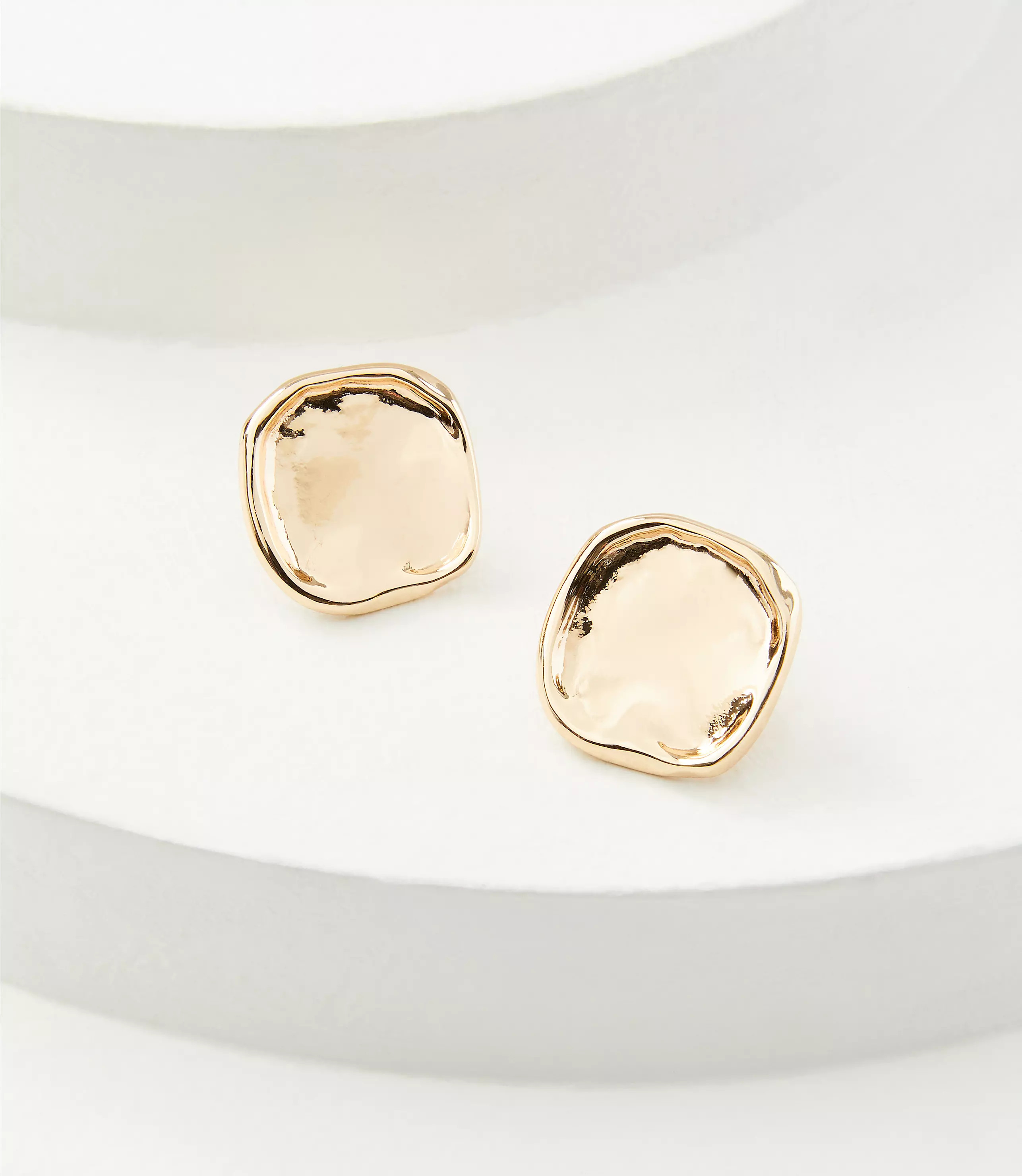Sculpted Stud Statement Earrings | LOFT