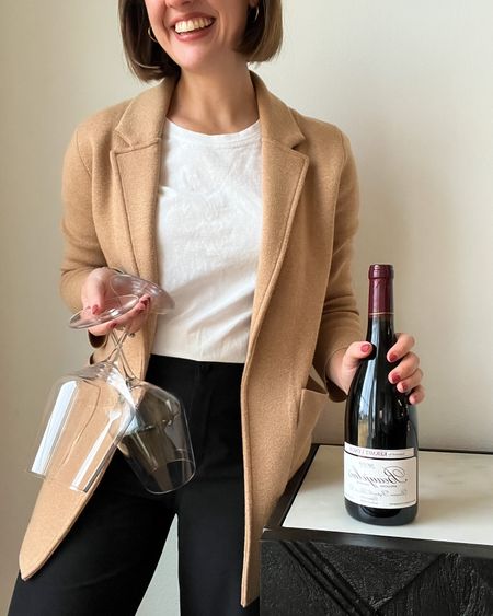 Celebrating Beaujolais Nouveau Day with a little wine dinner at our place tonight! 🍷
Linking our favorite wine glasses along with this year’s version of my sweater blazer which is on major sale!

#LTKsalealert #LTKCyberWeek #LTKhome