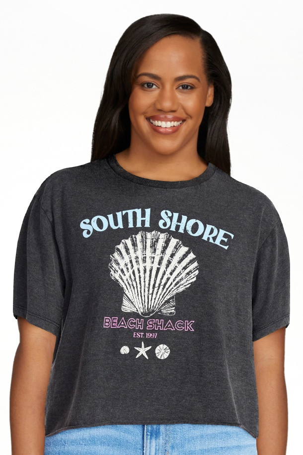 No Boundaries Boxy Cropped Graphic Tee, Women's XXS-XXL | Walmart (US)