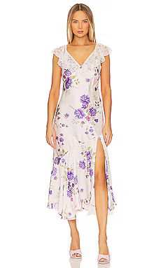 Free People Warm Hearts Midi Dress in Ivory Combo from Revolve.com | Revolve Clothing (Global)