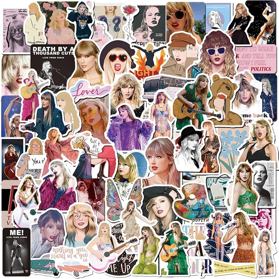 100PCS Singer Stickers Pack, Waterproof Vinyl Decals for Hydroflask Water Bottles Book MacBook La... | Amazon (US)