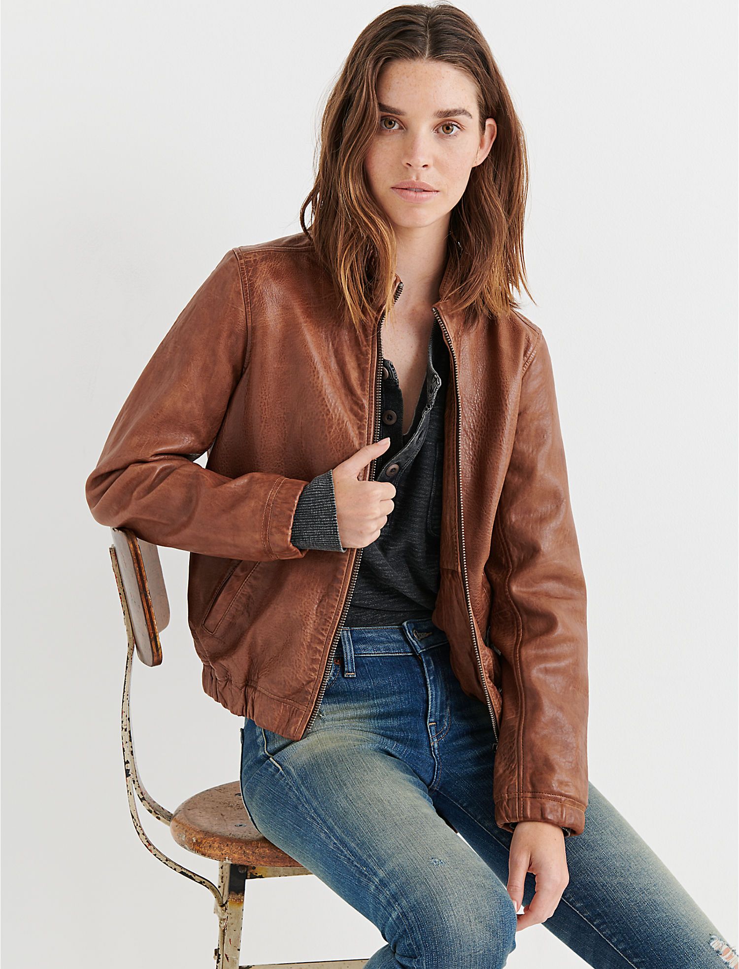 Ana Leather Jacket | Lucky Brand | Lucky Brand