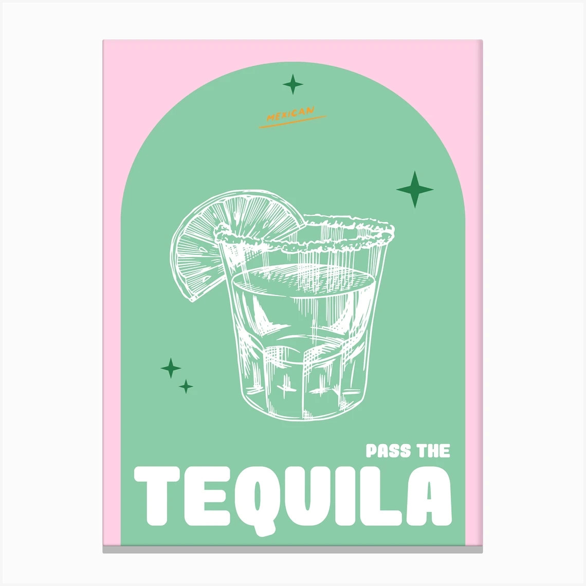 Tequila Canvas Print | Fy! (UK)