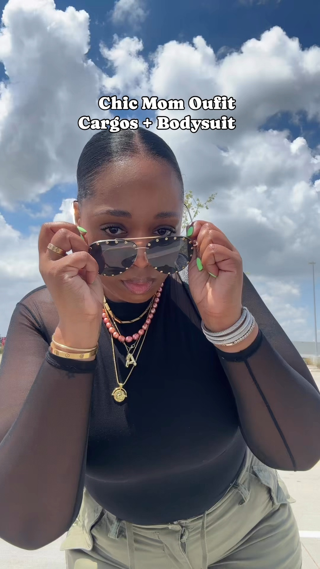 



Bodysuit-  medium 
Pants-  29 tts 
sneakers-  size down 1/2 

Vacation outfit - bodysuit - cargo pants - cargo - travel outfit - summer outfit - summer style -  #ltksalealert #ltkstyletip #ltkfindsunder50        