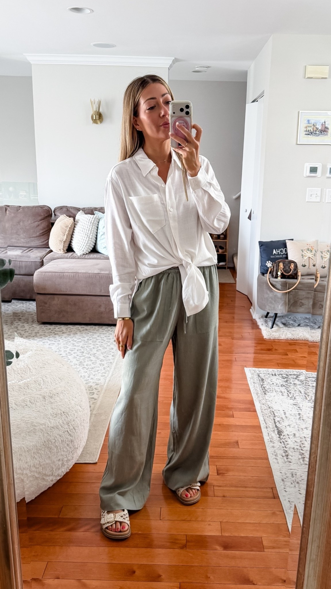 Living in linen for the summer 🤌🏻

Both run oversized, but in the perfect way.

#LTKActive #LTKootd #LTKSaleAlert