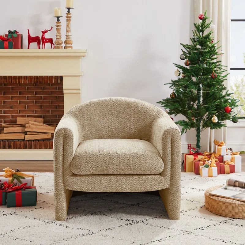 Orren Ellis Sephine 31.2" Upholstered Nordic-style Accent Chair & Reviews | Wayfair | Wayfair North America