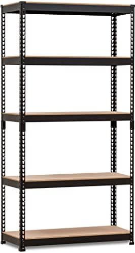 HOMEDANT 5-tier Metal Shelving Unit Adjustable Garage Storage Utility Rack Heavy Duty Shelves Org... | Amazon (US)