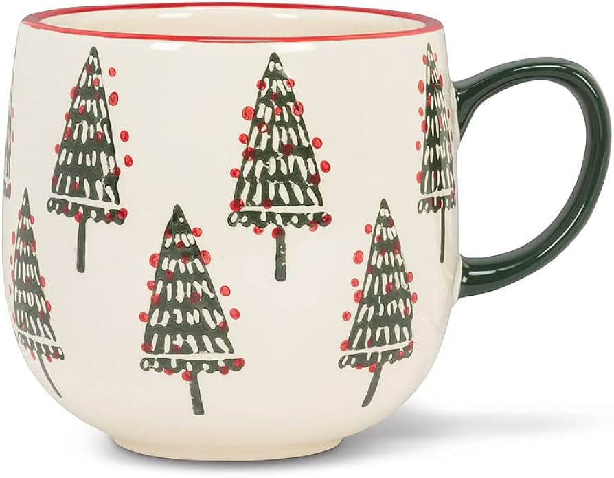 Abbott Collection Christmas Tree Rounded Mug | Amazon (US)