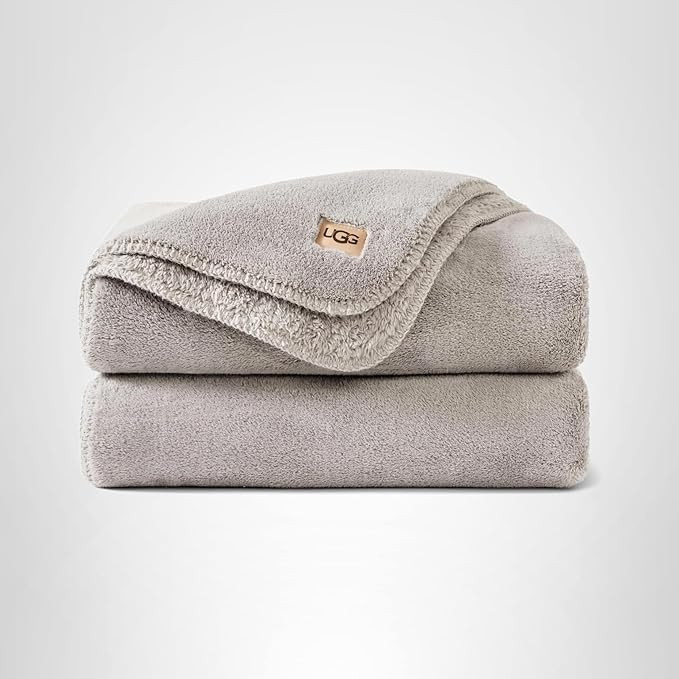 UGG Whitecap Plush Throw Blanket Fleece Soft Fluffy Throw Blankets for Couch or Bed, Home Decor, ... | Amazon (US)