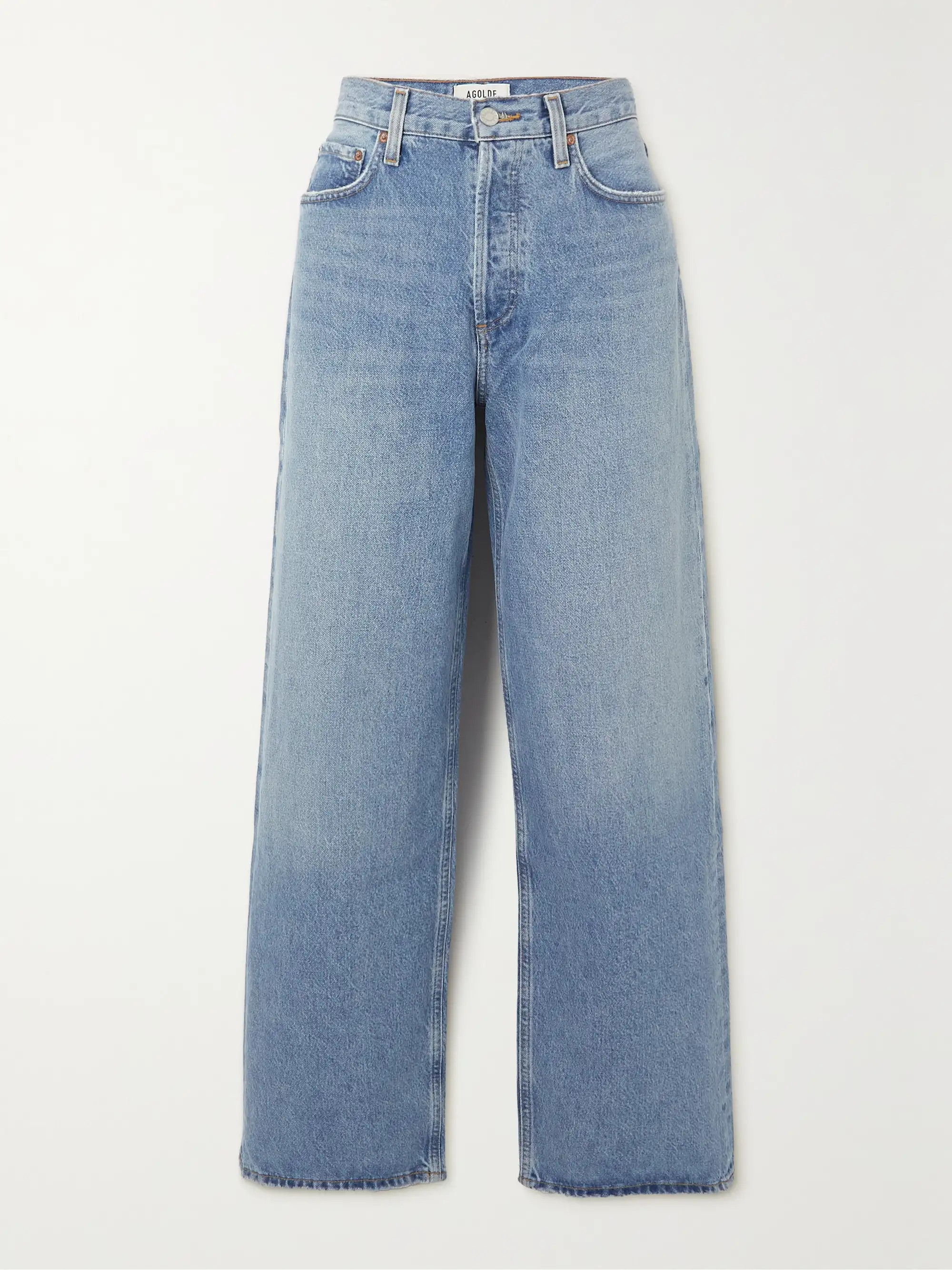+ NET SUSTAIN The Low Slung Baggy organic wide-leg jeans | NET-A-PORTER (UK & EU)