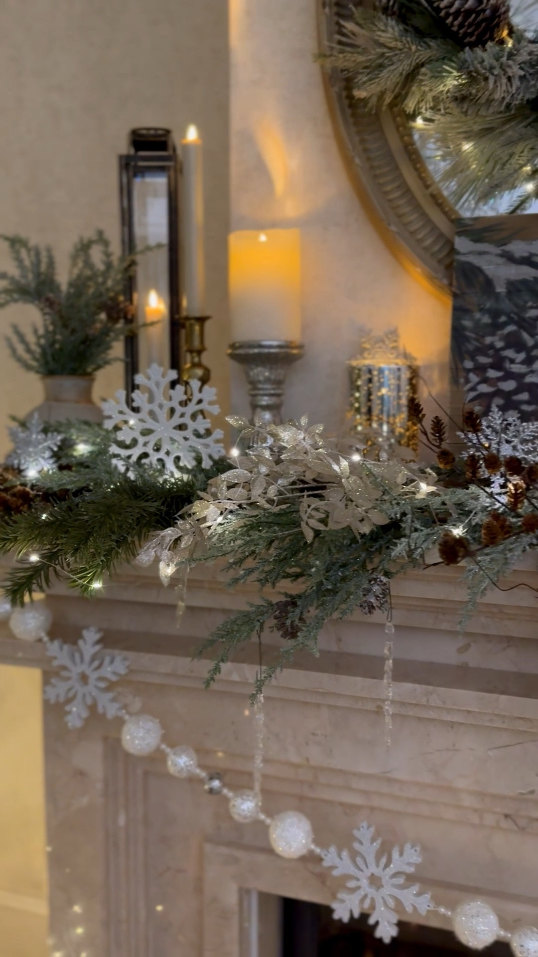 Winter home decor, snowflake garland, snowflake decorations, winter living room mantel decor 

#LTKFindsUnder50 #LTKHome #LTKSaleAlert