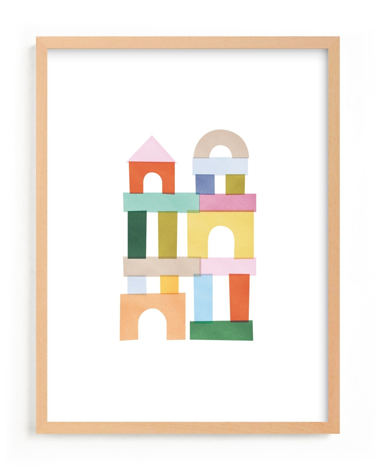 "mod building blocks" - Graphic Limited Edition Art Print by Ellen Schlegelmilch. | Minted