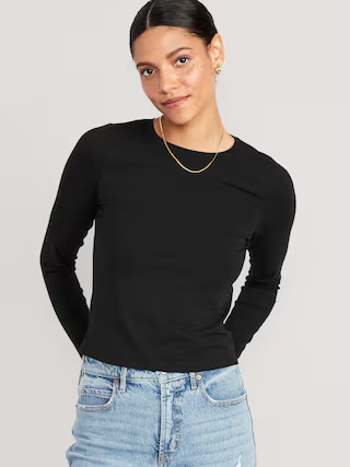 Long-Sleeve Bestee T-Shirt for Women | Old Navy (US)