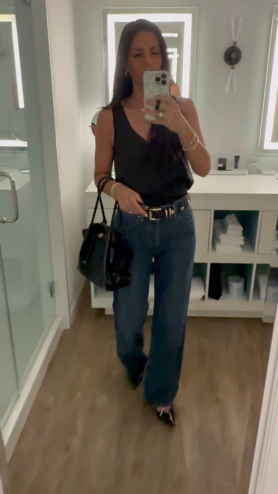 Day 1 of Amazon Summit in California 
Tank is perfect alone or layered. 
Wearing a small 

#LTKSaleAlert #LTKOver40 #LTKU