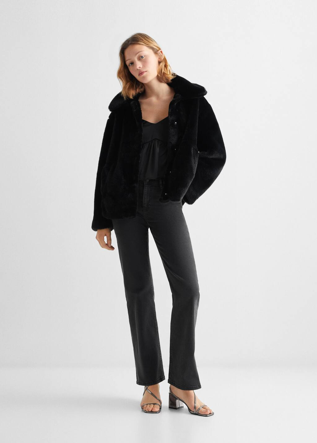 Faux fur coat | MANGO (US)