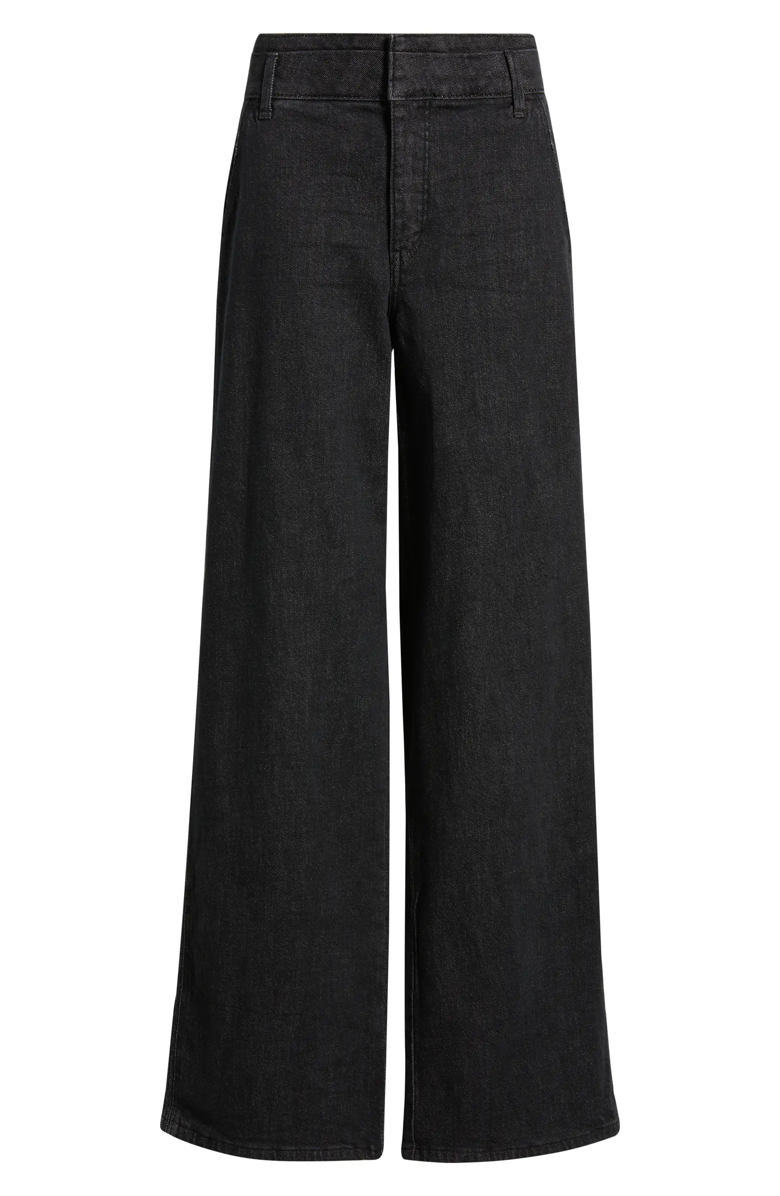 Skyrise Double Waistband Wide Leg Jeans | Nordstrom