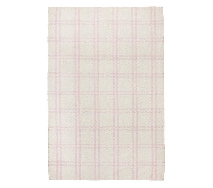 Plaid Woven Rug | Pottery Barn Kids