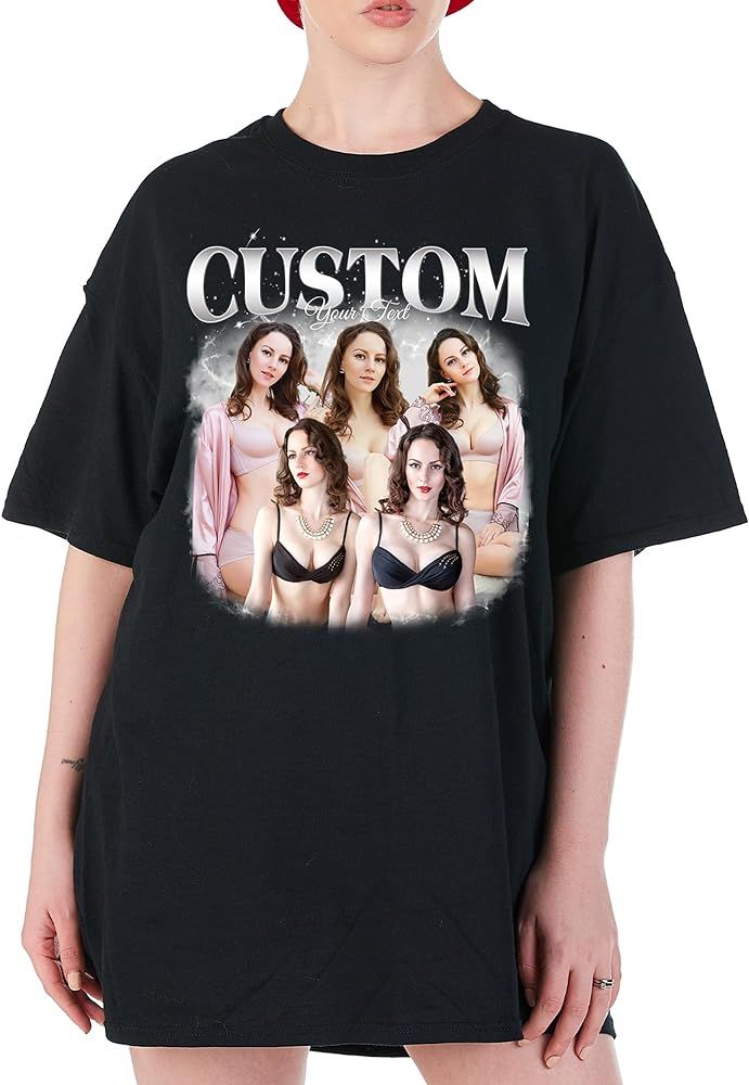 Custom T Shirts for Men Personalized Shirts Custom Shirts Design Your Own | Amazon (US)