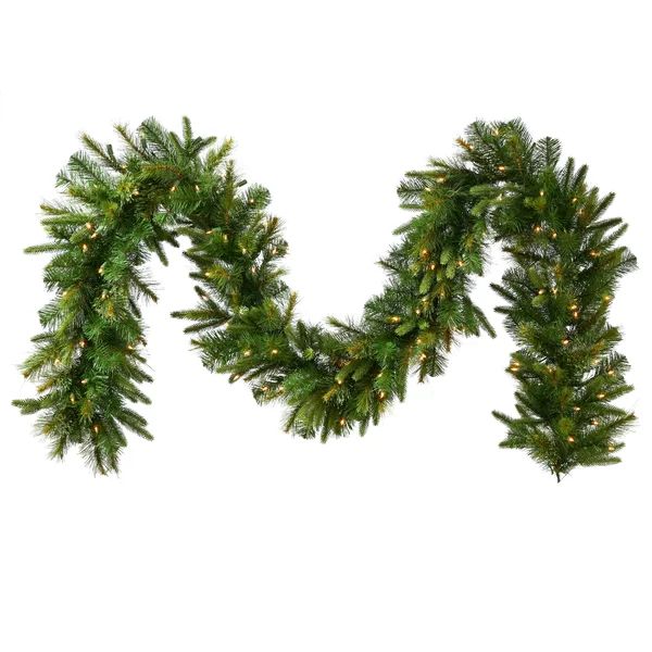 Cashmere Pine 300'' in. Lighted Faux Pine Garland | Wayfair North America
