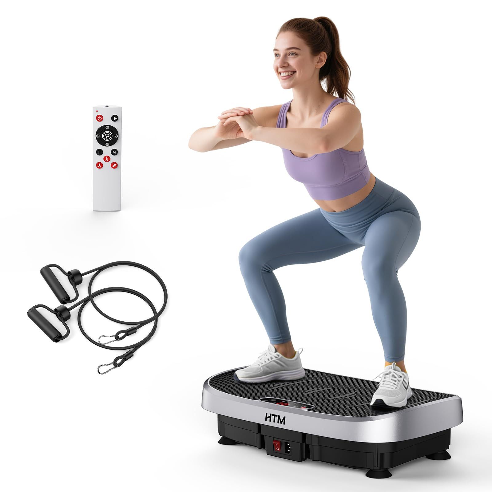 Vibration Plate Exercise Machine - 330lbs Weight Capacity, 120 Speed Levels, 5 Program Modes - Fu... | Amazon (US)