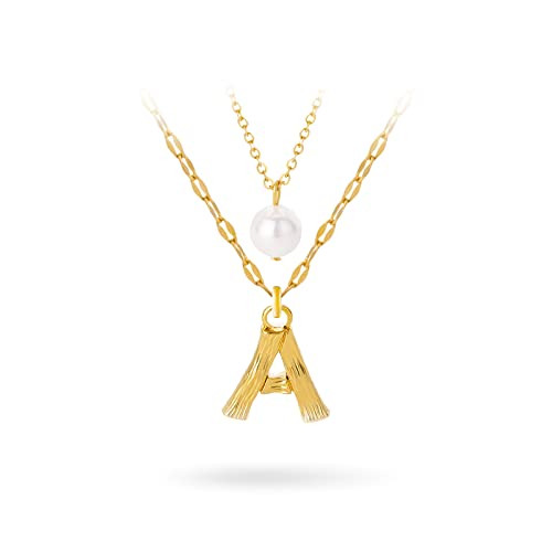 Gold Layered Necklaces for Women - TSDGB Girls Initials Chain，18K Golden Plated a-z Letter Pend... | Amazon (US)