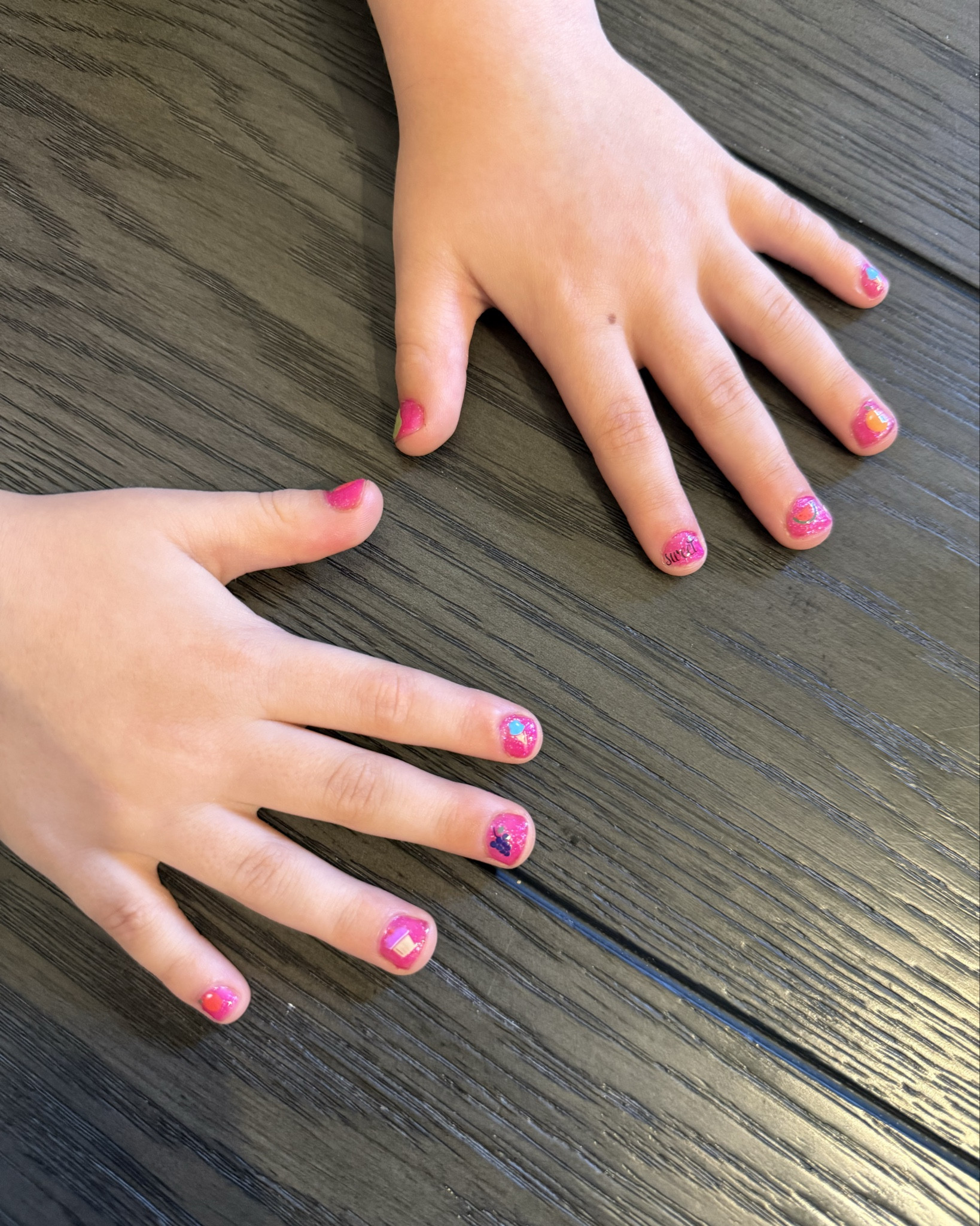 Nail polish I use for my daughter! She loves the sparkly paint and stickers to add on top! She put Minnie Mouse stickers on the remover bottle🤣

Kids nail polish | piggy paint

#LTKselfcare #LTKBeauty