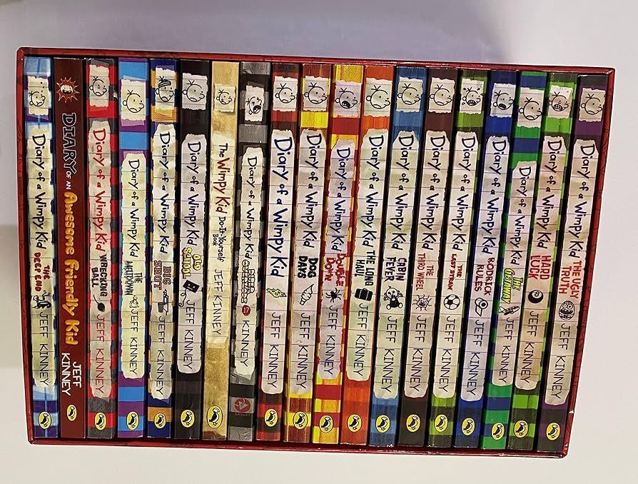 Jeff Kinney Diary of a Wimpy Kid 19 Books Series Complete Collection 1-19 Books of Boxed Set | Amazon (US)