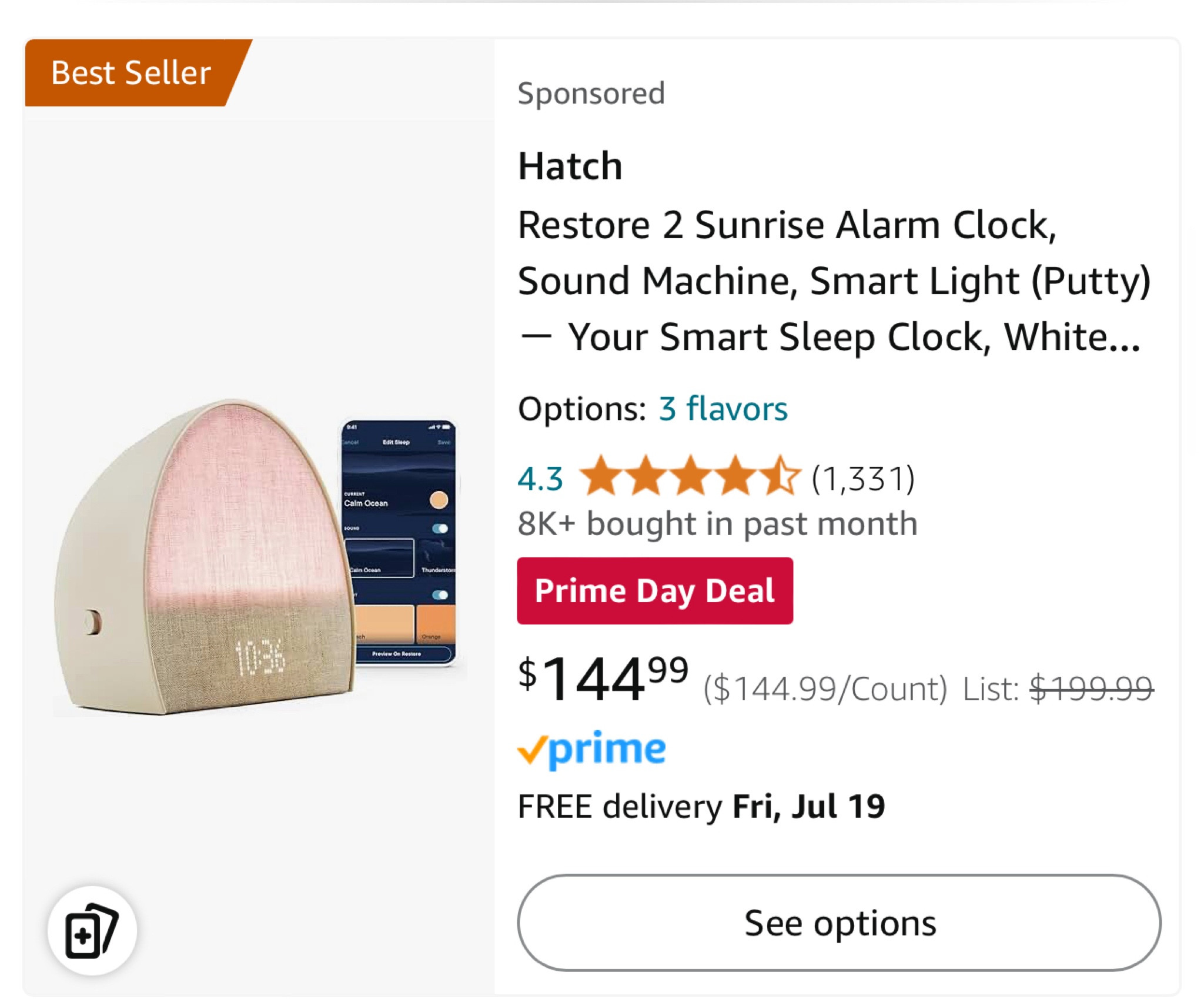 The BEST Prime Day deal! 
My Hatch alarm clock is my favorite item in our home. 
Get yours today and save! 
🛍️🛍️🛍️

#LTKHome #LTKSaleAlert