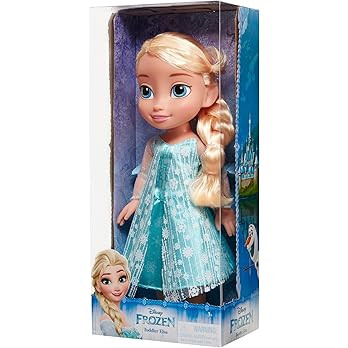 Disney 039897989211 Frozen Elsa Toddler Doll, Blue | Amazon (US)
