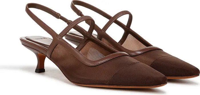 Venice Slingback Pointed Toe Kitten Heel Pump (Women) | Nordstrom