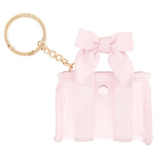 Case-Mate Tini Tote Bag Charm/Keychain - for Totebags, Handbags, Backpacks, Keys - Cute Labubu Accessories - Mini Purse Charm for Women w/Premium Metallic Hardware - Ballet Pink Bow | Amazon (US)