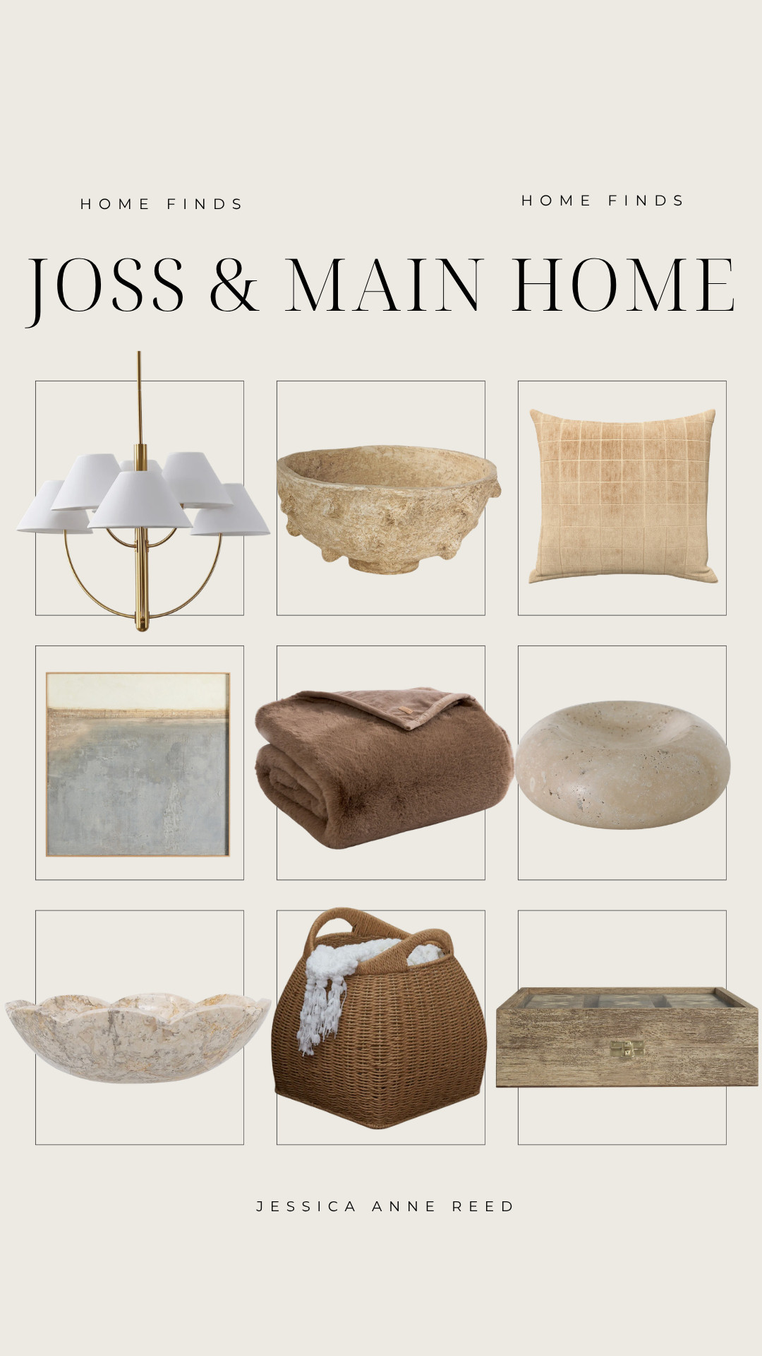 Refresh your home with these new Joss & Main home finds that bring an elevated, designer-inspired look to every space. 🤍 I'm loving these neutral home decor pieces, from beautiful table lamps and decorative accents to cozy pillows, wall art, woven baskets, and timeless furniture that make your home feel warm, bright, and inviting. If you're looking for modern home decor with a high-end feel, these Joss & Main finds are worth adding to your wishlist. Joss & Main home, Joss & Main home decor, new Joss & Main finds, neutral home decor, modern home decor, organic modern home, designer-inspired home, luxury home decor, affordable luxury home, living room decor, bedroom decor. 

 #LTKSeasonal #LTKHome
