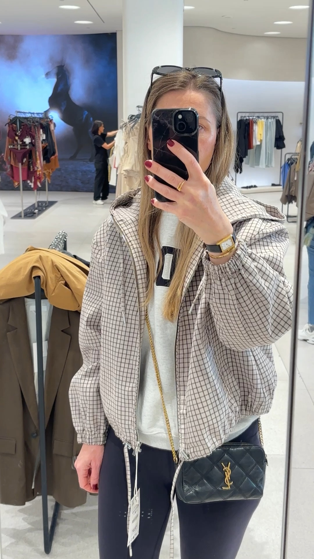 Plaid jacket 🤎

#ZARA

#LTKuk #LTKspring #LTKeurope