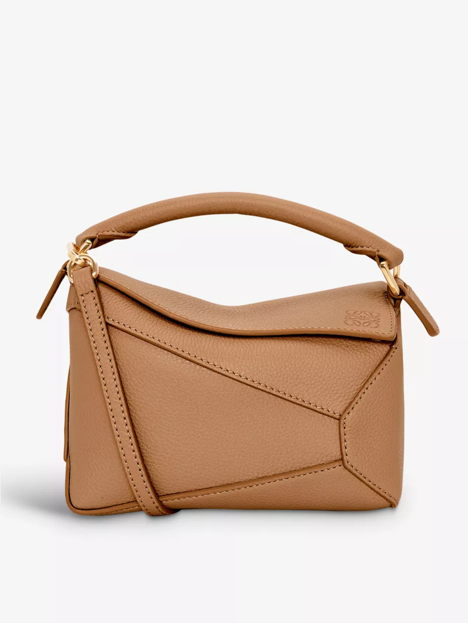 Puzzle mini leather cross-body bag | Selfridges