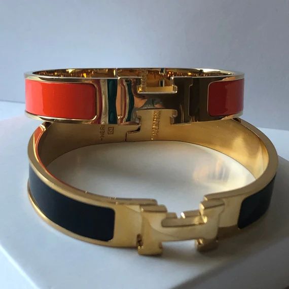 Colorful bracelet 18k gold plated | Etsy (US)