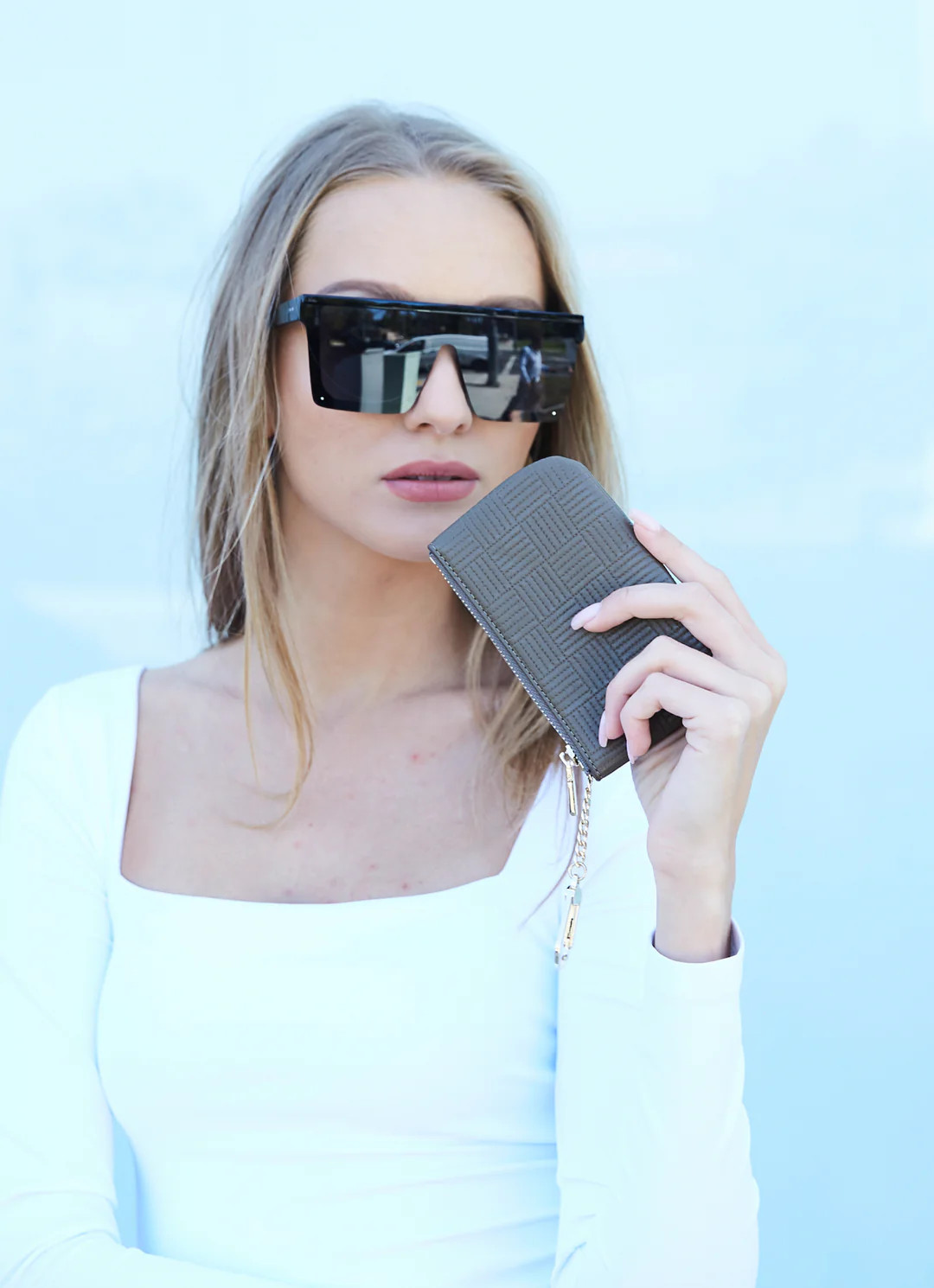 Luxury Key Chain pouch with clasp | Daisy Rose