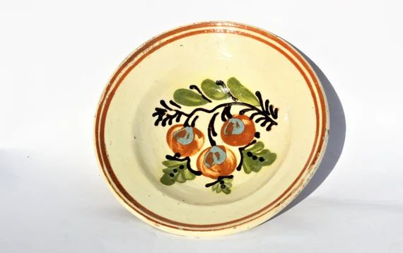 Traditional Clay Plate Transylvania Pottery Folk Antique - Etsy | Etsy (US)