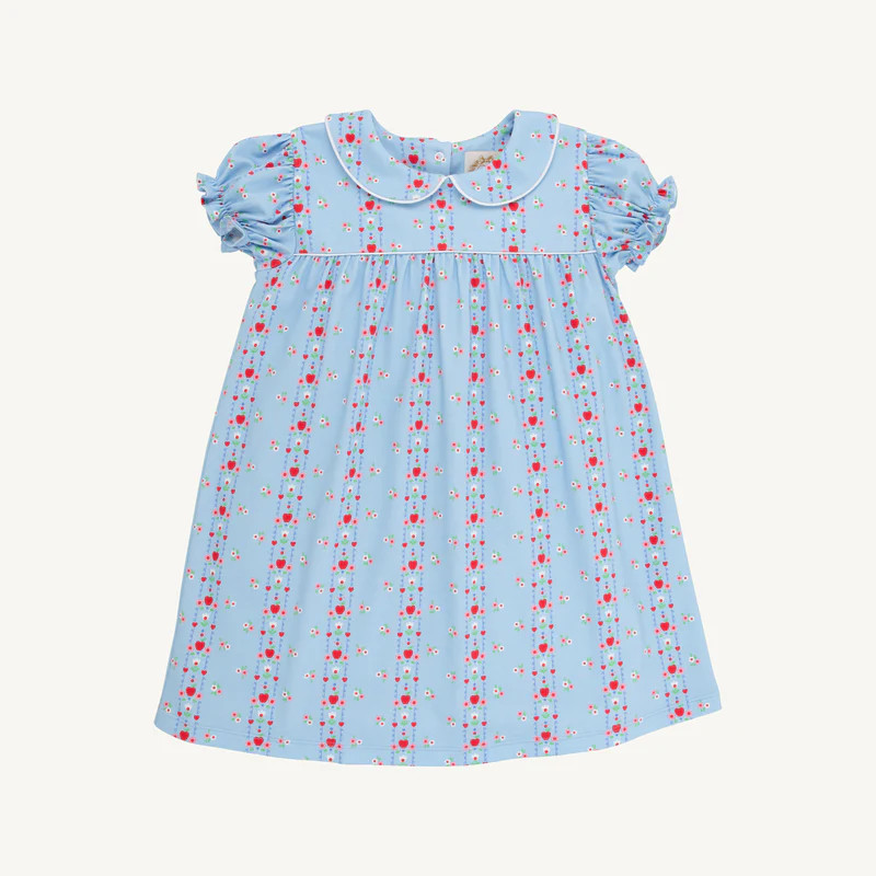 Holly Day Dress - First Day Flowers & Worth Avenue White | The Beaufort Bonnet Company