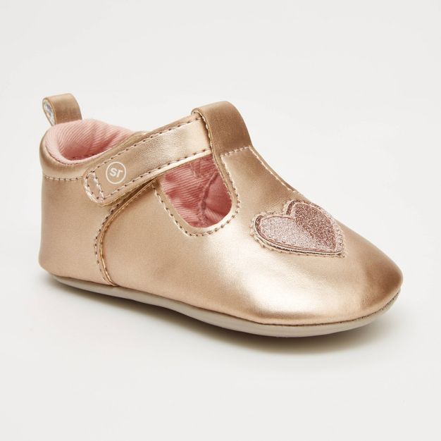 Baby Surprize by Stride Rite Mary Jane Sneakers - Rose Gold | Target