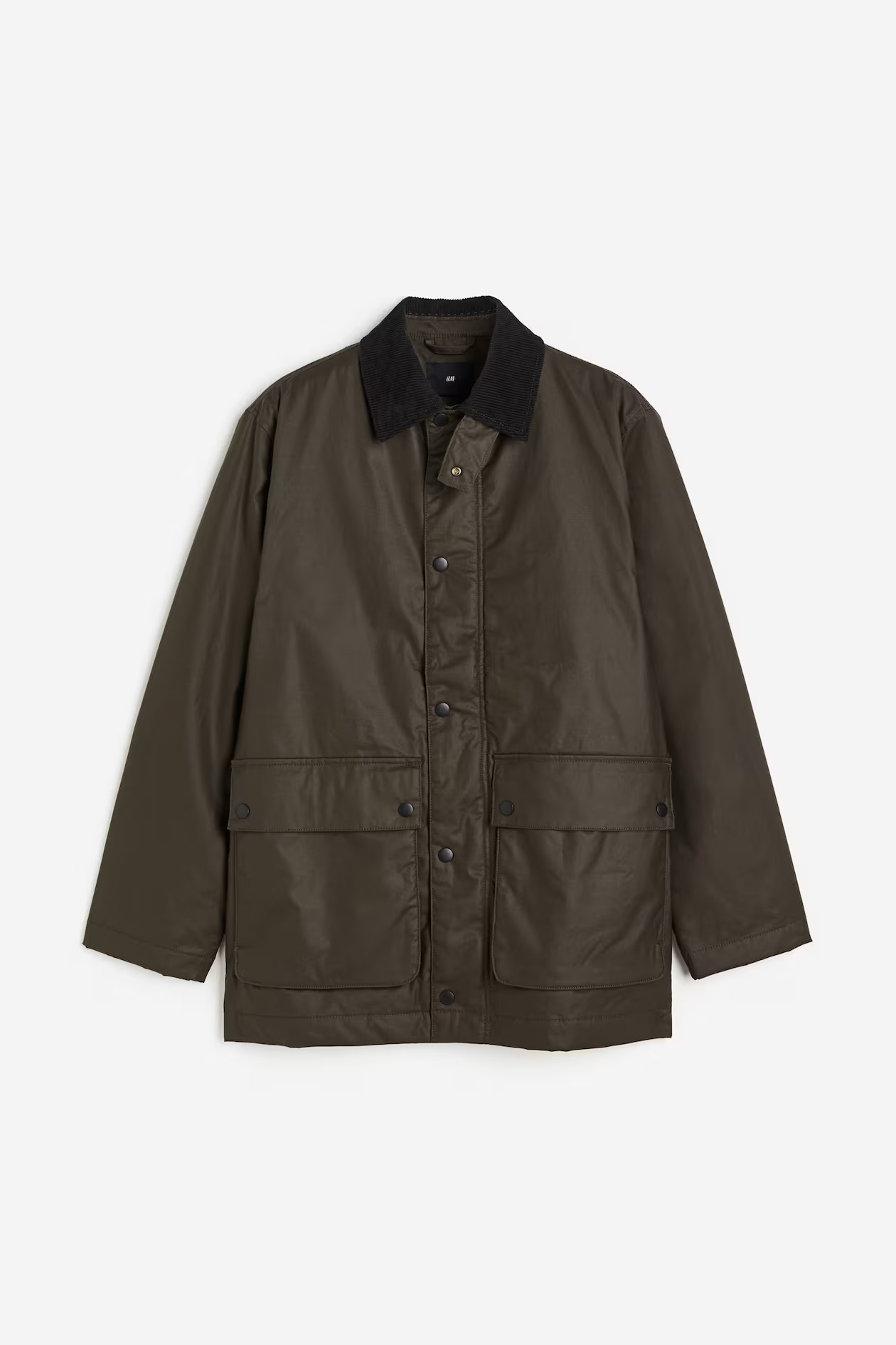 Loose Fit Water-repellent canvas jacket | H&M (UK, MY, IN, SG, PH, TW, HK)