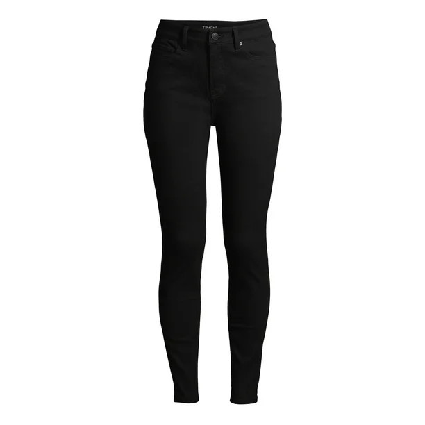 Time and Tru Women’s Core High Rise Skinny Jeans | Walmart (US)
